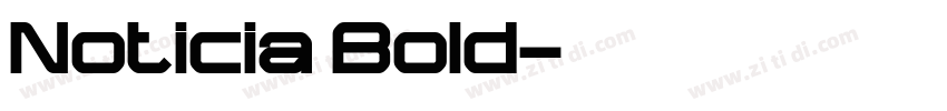Noticia Bold字体转换 Noticia Bold字体转换